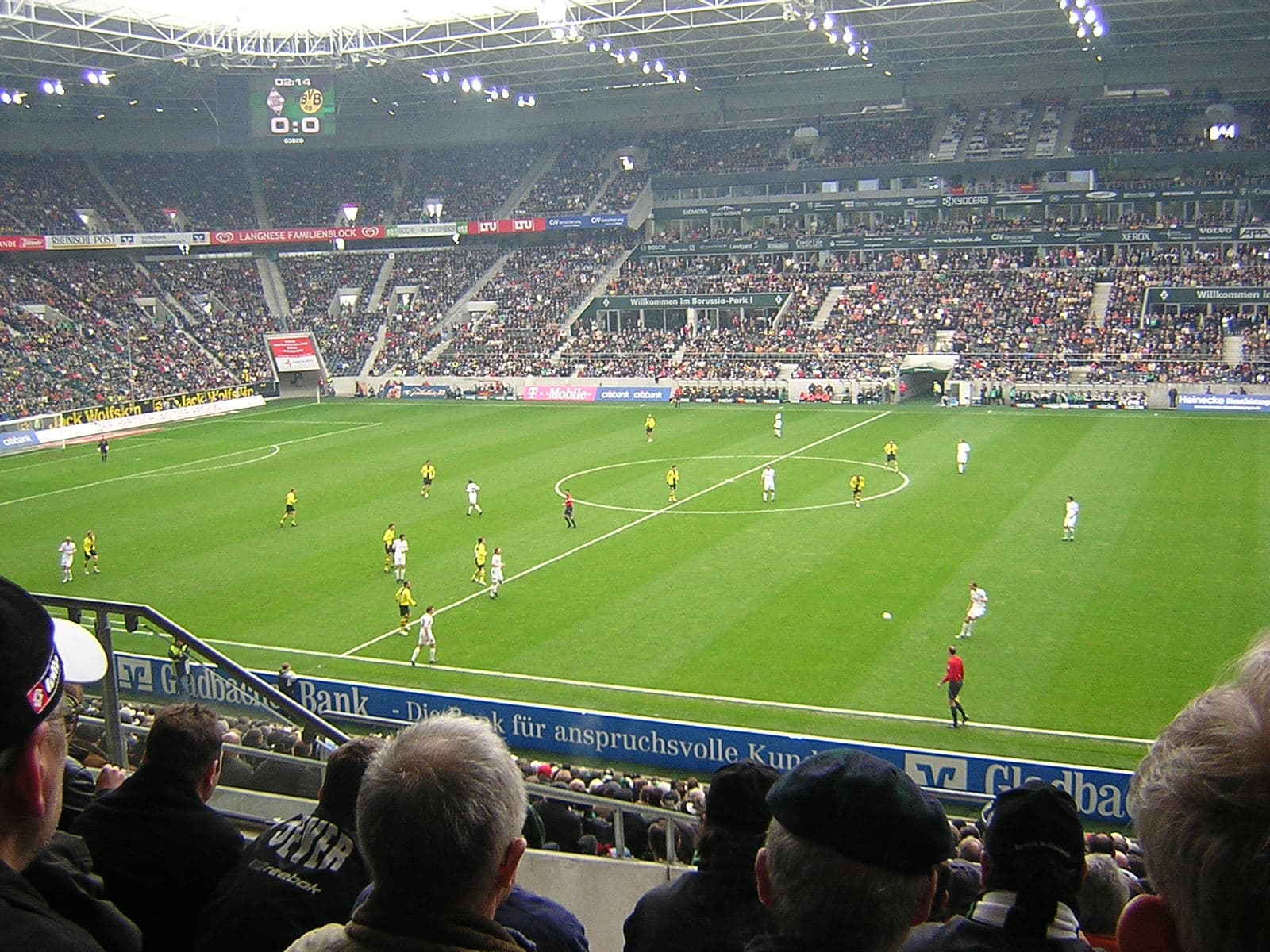 Borussia-Park stadium in Mönchengladbach