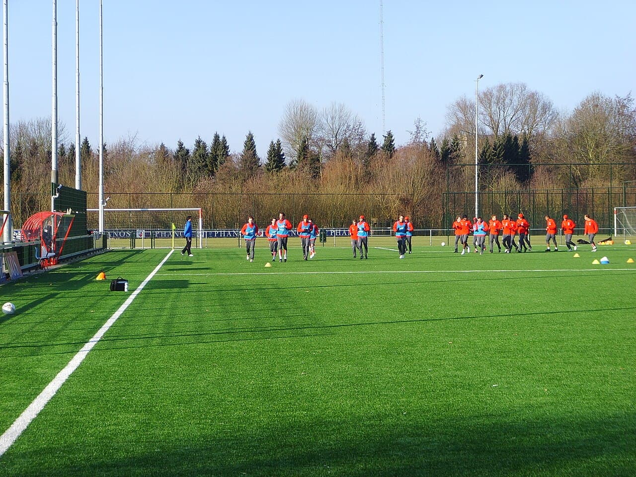 FC Utrecht training session at Zoudenbalch