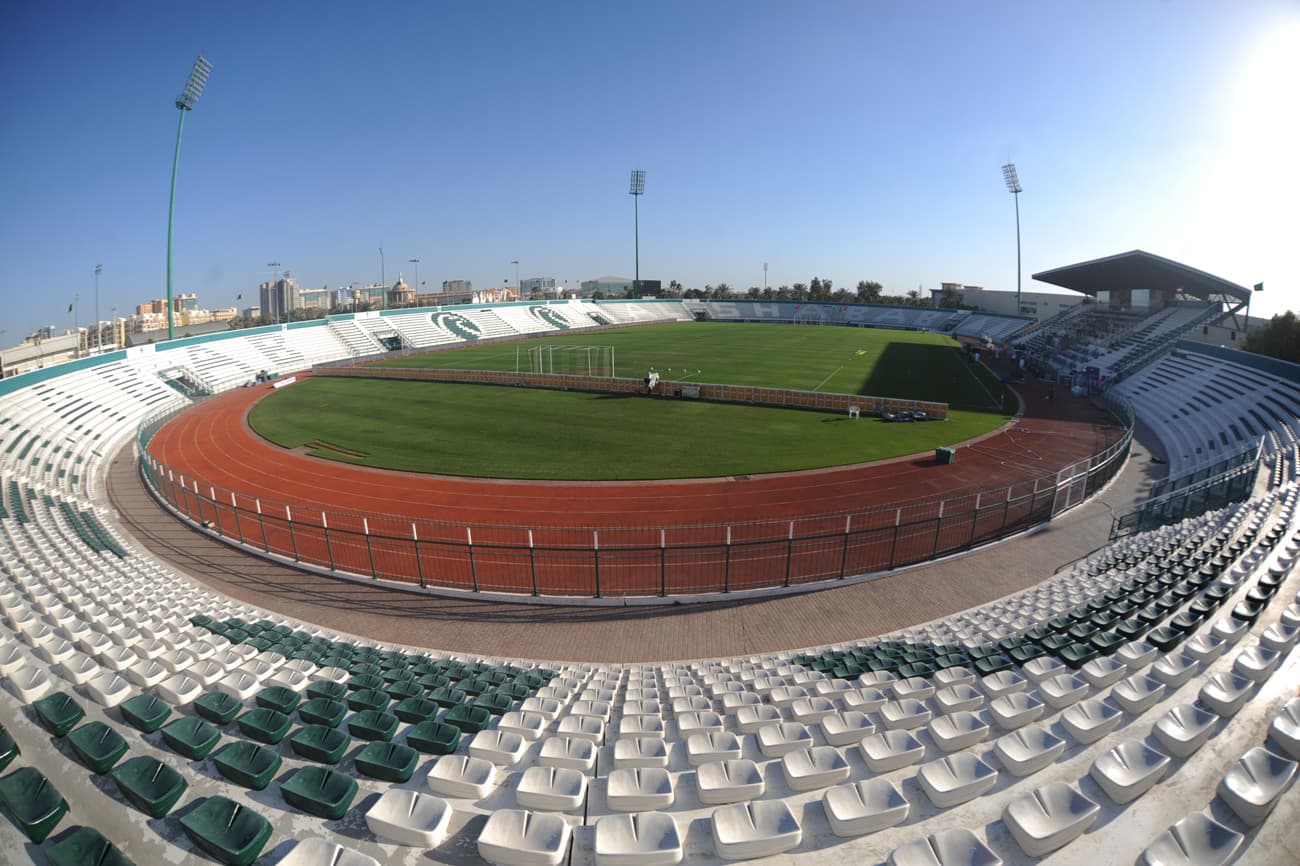 Al Maktoum Stadium interior, Dubai (illustrative)