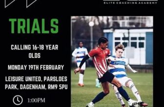 Elite Coaching Academy Trials, Dagenham UK