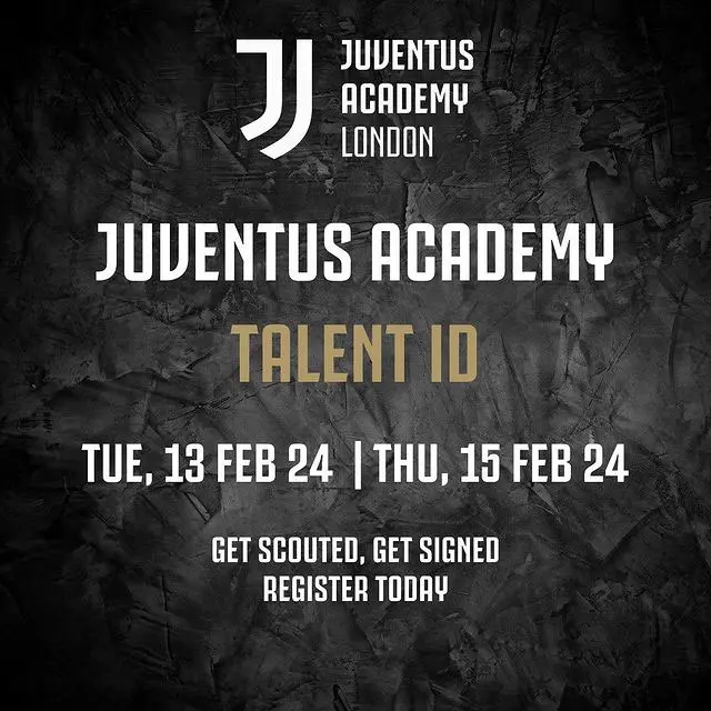 Juventus Academy London Talent Showcase ID
