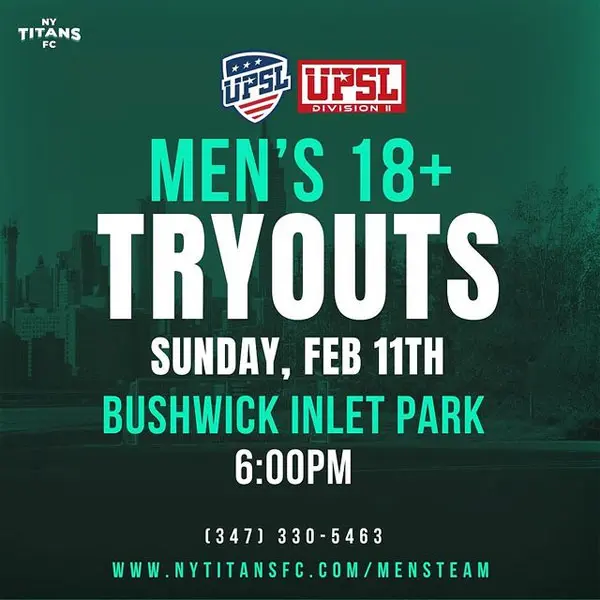 New York Titans FC Senior Team Soccer Tryouts