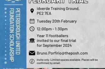 The Posh Scholarship Football Trials, Peterborough